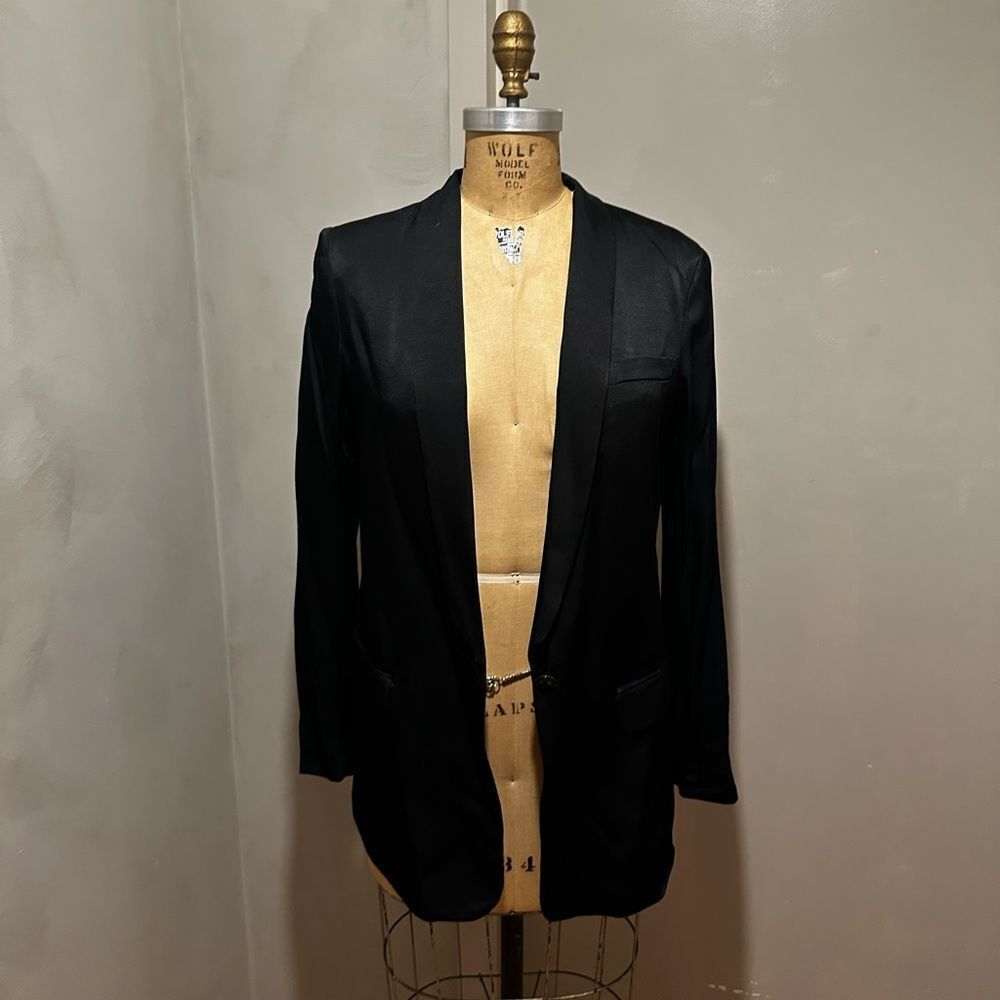 Satin blazer